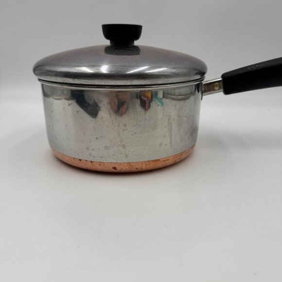 Revere Ware Vintage Stainless Copper Bottom 2-Quart Sauce Pan - Picture 8 of 8